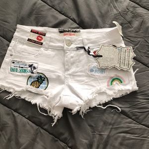 White shorts